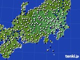 関東・甲信地方のアメダス実況(風向・風速)(2024年03月26日)