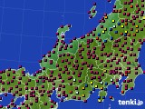 2024年03月27日の北陸地方のアメダス(日照時間)
