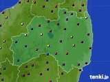 福島県のアメダス実況(日照時間)(2024年03月27日)