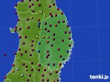 岩手県のアメダス実況(日照時間)(2024年03月27日)