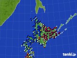 北海道地方のアメダス実況(日照時間)(2024年03月28日)