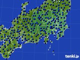 2024年03月28日の関東・甲信地方のアメダス(日照時間)