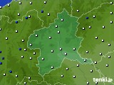 2024年03月28日の群馬県のアメダス(風向・風速)