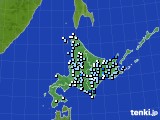 北海道地方のアメダス実況(降水量)(2024年03月29日)
