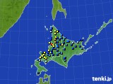 北海道地方のアメダス実況(積雪深)(2024年03月29日)