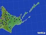 道東のアメダス実況(積雪深)(2024年03月29日)