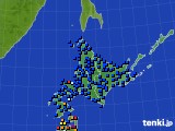 北海道地方のアメダス実況(日照時間)(2024年03月29日)