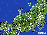 北陸地方のアメダス実況(風向・風速)(2024年03月29日)
