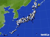 2024年03月29日のアメダス(風向・風速)