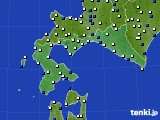 2024年03月29日の道南のアメダス(風向・風速)