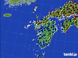 2024年03月30日の九州地方のアメダス(日照時間)