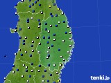 岩手県のアメダス実況(風向・風速)(2024年03月30日)