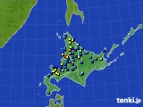 北海道地方のアメダス実況(積雪深)(2024年03月31日)