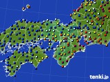 2024年03月31日の近畿地方のアメダス(日照時間)