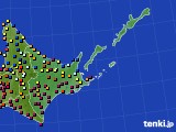 道東のアメダス実況(日照時間)(2024年03月31日)