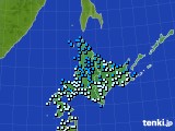 北海道地方のアメダス実況(気温)(2024年03月31日)