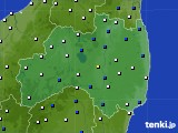 福島県のアメダス実況(風向・風速)(2024年03月31日)