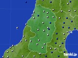 山形県のアメダス実況(風向・風速)(2024年03月31日)