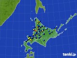 2024年04月01日の北海道地方のアメダス(積雪深)