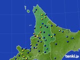 2024年04月01日の道北のアメダス(積雪深)