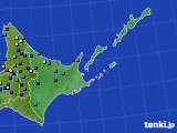 道東のアメダス実況(積雪深)(2024年04月01日)