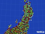 2024年04月01日の東北地方のアメダス(日照時間)