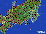 2024年04月01日の関東・甲信地方のアメダス(日照時間)