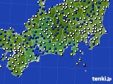2024年04月01日の東海地方のアメダス(風向・風速)