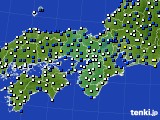 2024年04月01日の近畿地方のアメダス(風向・風速)