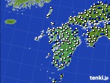 九州地方のアメダス実況(風向・風速)(2024年04月01日)
