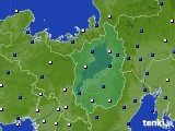 滋賀県のアメダス実況(風向・風速)(2024年04月01日)