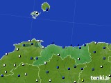 2024年04月01日の鳥取県のアメダス(風向・風速)