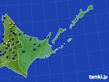 道東のアメダス実況(積雪深)(2024年04月02日)
