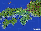 近畿地方のアメダス実況(日照時間)(2024年04月02日)