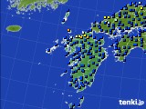 2024年04月02日の九州地方のアメダス(日照時間)