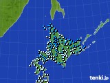 北海道地方のアメダス実況(気温)(2024年04月02日)