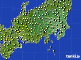 関東・甲信地方のアメダス実況(気温)(2024年04月02日)