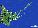 道東のアメダス実況(風向・風速)(2024年04月02日)