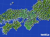 近畿地方のアメダス実況(降水量)(2024年04月03日)