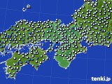 2024年04月03日の近畿地方のアメダス(降水量)