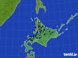 北海道地方のアメダス実況(積雪深)(2024年04月03日)