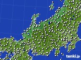 北陸地方のアメダス実況(風向・風速)(2024年04月03日)