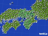 近畿地方のアメダス実況(風向・風速)(2024年04月03日)
