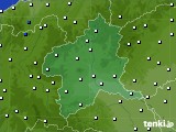 2024年04月03日の群馬県のアメダス(風向・風速)