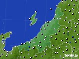 新潟県のアメダス実況(風向・風速)(2024年04月03日)
