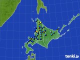 北海道地方のアメダス実況(積雪深)(2024年04月04日)