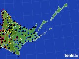 2024年04月04日の道東のアメダス(日照時間)