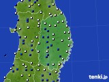 岩手県のアメダス実況(風向・風速)(2024年04月04日)