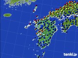 2024年04月05日の九州地方のアメダス(日照時間)