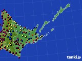 道東のアメダス実況(日照時間)(2024年04月05日)